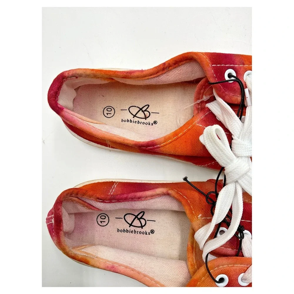 Bobbie‎ Brooks Women's Tie Dye Canvas Sneakers Size 10
